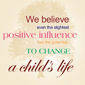 positive change for a child