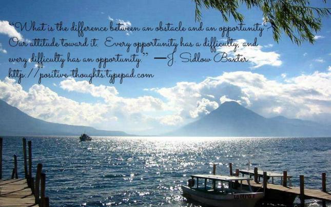 opportunity, difficulty