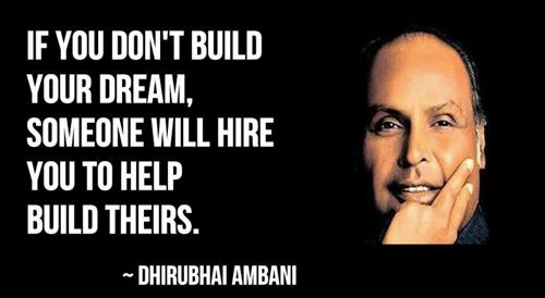 dhirubhai ambani quotes