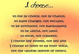 I choose