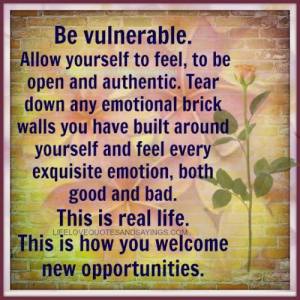 be vulnerable